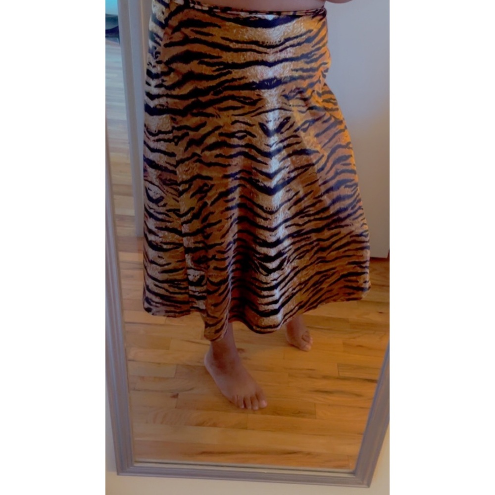 Tiger Print Skirt